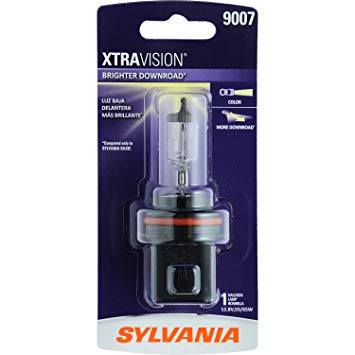 SYLVANIA 9007 XtraVision Halogen Headlight Bulb, (Contains 1 Bulb)