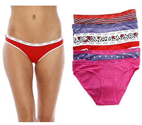 Christian Siriano New York Cotton Panties/Bikini Underwear (Pack of 6)