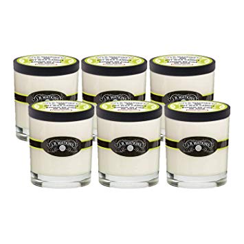 J.R. Watkins Candle, Soy, 5.5 oz, Aloe & Green Tea (6 pack)