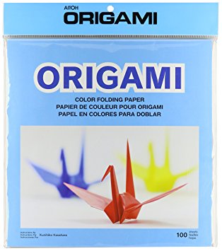 Aitoh OG-6 Origami Paper, 9.75-Inch by 9.75-Inch, 100-Pack