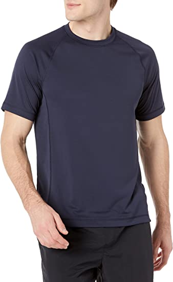 Amazon Essentials Mens Short-Sleeve Quick-Dry UPF 50 Swim Tee