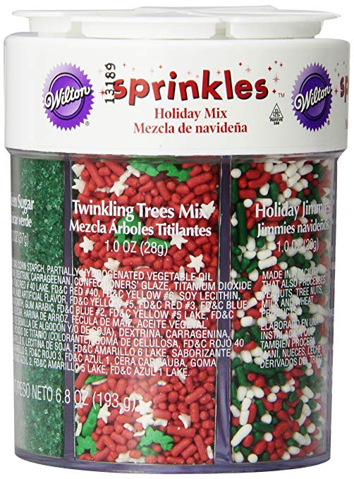 Wilton Holiday Sprinkles Assortment, 6.8 oz.