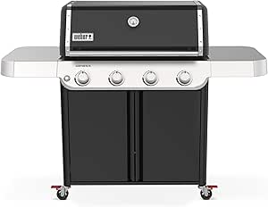 Weber Genesis E-415 Liquid Propane Gas Grill, Black