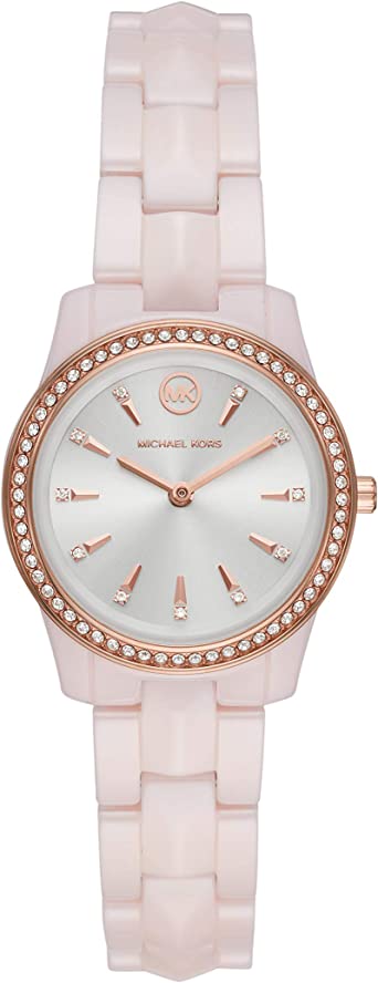 Michael Kors Runway Mercer Three-Hand Stainless Steel Watch