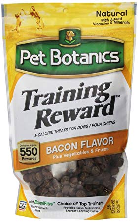 Cardinal Laboratories Botanic Training Rewards Treats for Dogs, Bacon, 20-Ounce