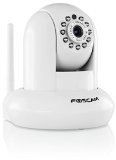 Foscam FI9821P Plug and Play 10 Megapixel 1280 x 720 WirelessWired Pantilt IP Camera with IR-Cut White