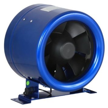 Hyper Fan 8" 710 CFM Inline With Speed Controller - Hydroponics Medicinal Grow Ventilation Cooling Filter Tent Active Air Circulation Indoor Garden The highest CFM's per watt of any fan in the industry.