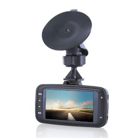 Lecmal GS8000 DVR Recorder 120 Degree 1080P /2.7" Car DVR G-sensor Vehicle Camera Video Recorder Dash Cam Night Vision HD Motion Detection HDMI Supporting TF Card (Up to 32 GB) - Black