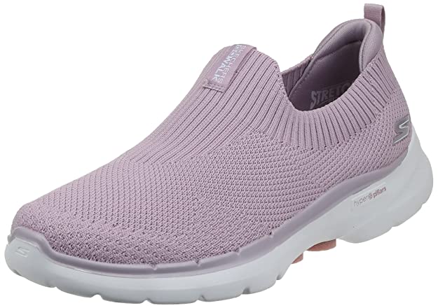 Skechers Go Walk 6 - Stunning View Fabric Slipon Women's Casual Shoes