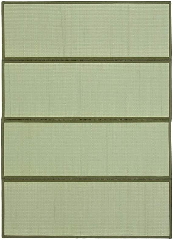 MIINA Japanese Traditional Igusa (Rush Grass) Tatami Mattress, Japanese Floor Mattress, (Full, Natural) 55" x 78"