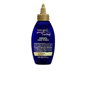 OGX Impecca-Blonde Purple Toning Drops for Blonde Enhance, 4 fl oz