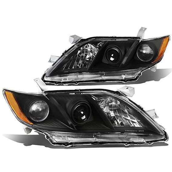 DNA MOTORING HL-OH-090-BK-AM Toyota Camry Headlight Assembly (Driver And Passenger Side)