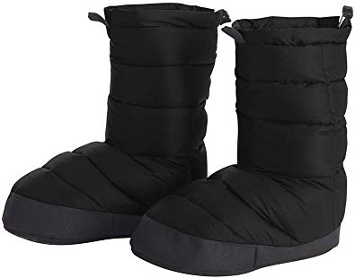Sierra Designs Dridown Booties, Down Shoes for Around Camp and Outside for Men and Women