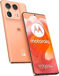 Motorola Moto Edge 50 Ultra(Display 6.67''pOLED 144Hz,Memoria 16GB/1TB,Fotocamera 50 50 64MP,4500mAh Turbo Power 125W,Dual SIM, IP68,NFC,caricatore da 125W ecover in confezione,Android14),Peach Fuzz