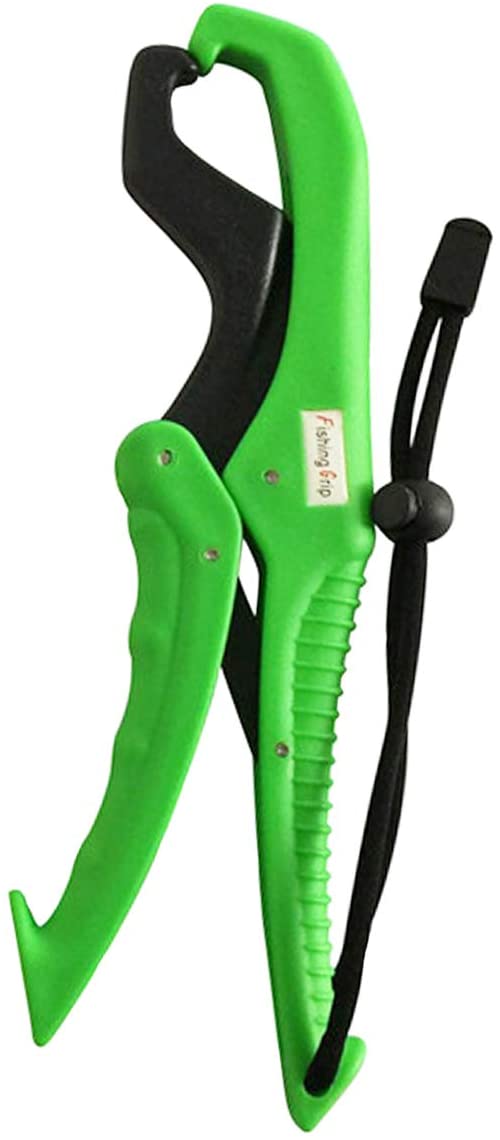 Fish Grippers, Plastic Lipgrip Floating Fishing Pliers, Floating Plastic Lip Pliers with Lanyard, 10" Fish Lip Grip Pliers Grabber Keeper for Men Fishing Tool