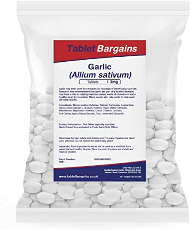 Tablet Bargains Garlic 3mg - 500 Tablets