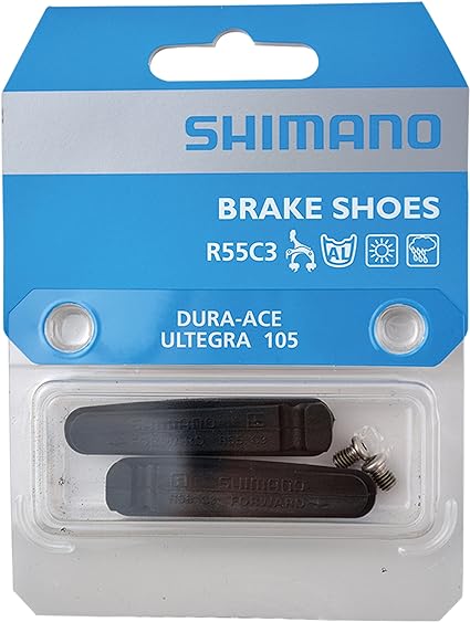 Shimano Unisex Adult BR-7900 R55c3 Replacement Cartridges (Pack Of 2) - Black, One Size