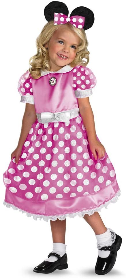 Disney Minnie Mouse Toddler Girls' Costume, Pink