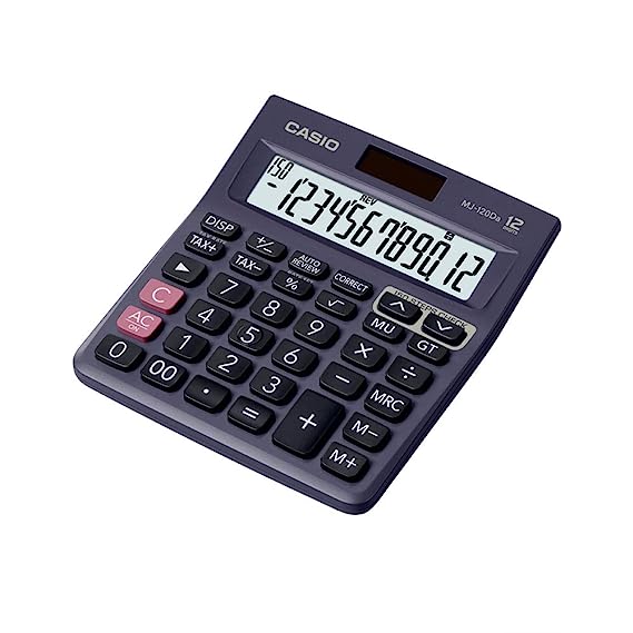 Casio MJ-120Da 150 Steps Check and Correct Desktop Calculator with Tax & GT Keys & On Display Indication of Active Constant (K)