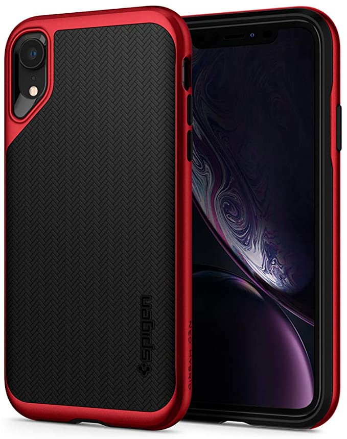 Spigen Neo Hybrid Works with Apple iPhone XR Case (2018) - Red