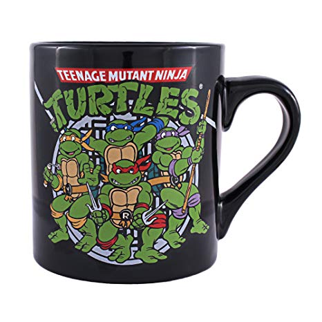 Silver Buffalo NT1732 Nickelodeon Teenage Mutant Ninja Turtles Ceramic Coffee Mug, 14-Ounces