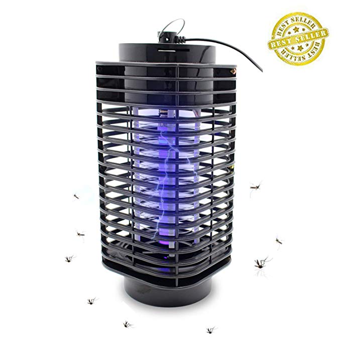 Fomei Bug Zapper Mosquito Killer - Mosquito Trap Mosquito Killer Lamp Non-Toxic LED Insect Pest Bug Mosquito Zapper Repellent Trap Repeller with Hook for Home, Indoor, Bedroom, Kitchen