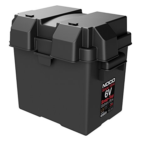 NOCO HM306BKS Single 6V Snap-Top Battery Box for Automotive, Marine, and RV Batteries