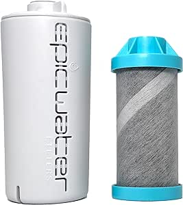 Epic EveryTap Bottle Filter Complete Filter | 1-Pack | 75 Gallon Total Filter Life | 3-4 month Supply | Compatible with all Epic Water Bottles | Replaces Everyday and Outdoor (EveryTap)