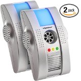 Hoont 2 Pack Plug-in Electronic Total Pest Eliminator  Night Light - Eradicates Insects and Rodents