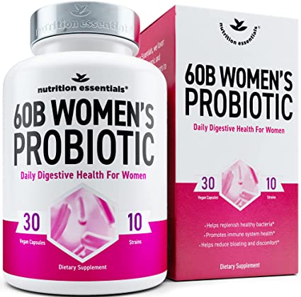 𝗡𝗘𝗪 – 𝗪𝗢𝗠𝗘𝗡𝗦 Probiotic for Women - Probiotics Digestive Health - 60B CFU for Women's Daily Digestive Vaginal and Immune Health - Acidophilus Probiotic with Prebiotic - Probiotic Multi Enzyme