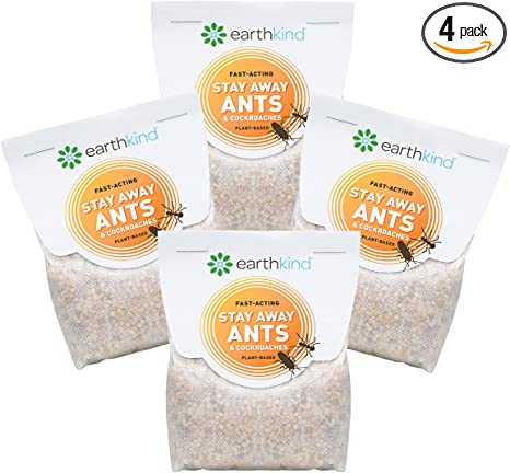 Stay Away Ants & Cockroaches Deterrent Pest Control Scent Pouches - All Natural, Environmentally Friendly, No Mess (4-Pack New Version)