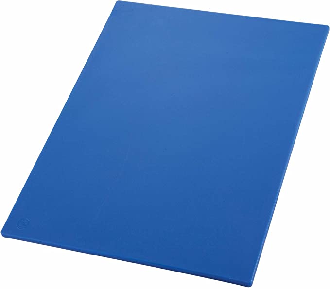 Winco Cutting Board, 12 by 18 by 1/2-Inch, Blue