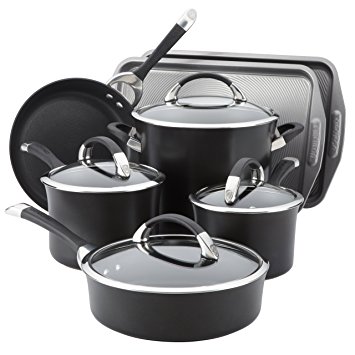 Circulon Symmetry Hard Anodized Nonstick 9-Piece Cookware with 2-Piece Bakeware Set