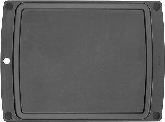 Epicurean 505-201502003 All-in- All-in-One Cutting Board with Non-Slip Feet, 19.5" x 14.5", Slate/Black