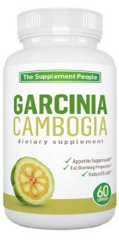 Pure Garcinia Cambogia Natural Dietary Supplement 60% HCA Appetite Suppressant for Easy Weight Loss 60 Vegetarian Capsules