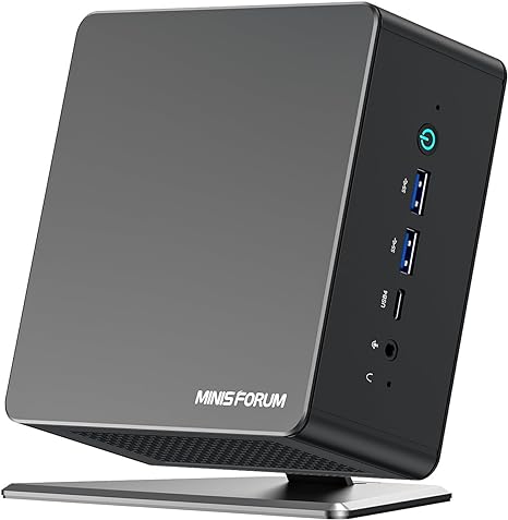 MINISFORUM UM780 XTX Mini PC AMD Ryzen 7 7840HS(8C/16T, up to 5.1GHz) 64GB DDR5 1TB PCIe4.0 SSD Micro PC, 2xUSB4,1xHDMI,1xDP Outputs,1xOCulink Port, 2x2.5G RJ45, 4xUSB3.2 RGB Backlight Mini Tower PC