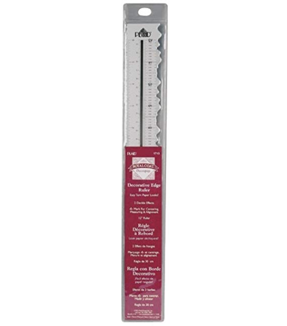 Decorative Edge Ruler-12 Inch