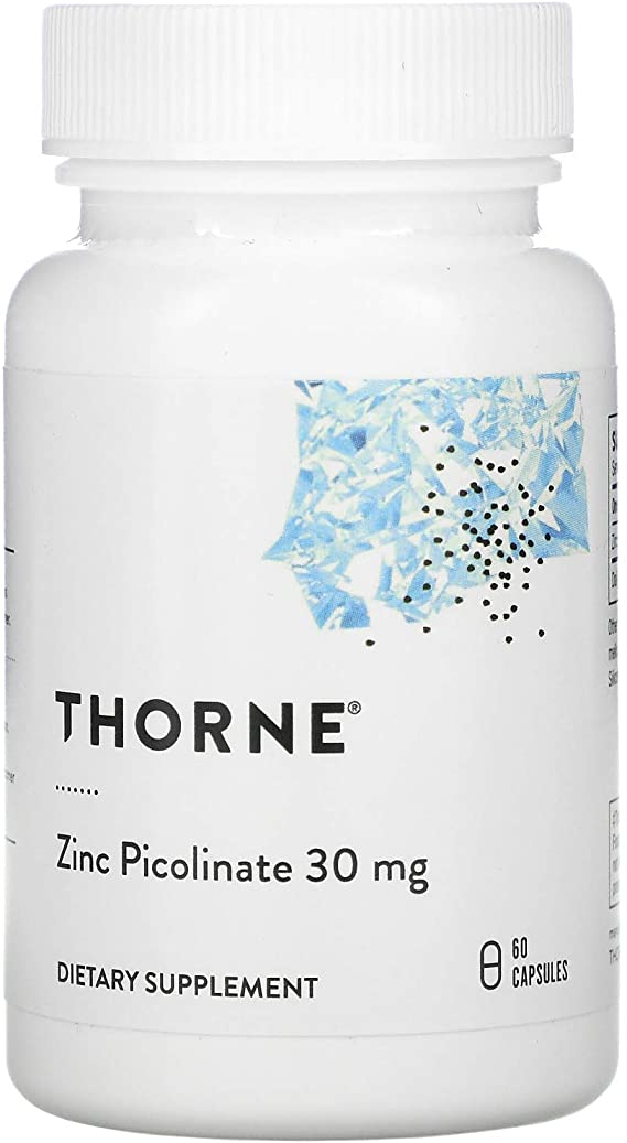 Thorne Research Zinc Picolinate 30mg 60 Capsules