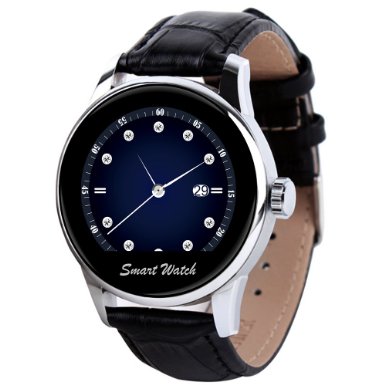 StarryBay Smart Watch 122 HD IPS Capacitive Touch Screen Writ watch with Voice Gesture Control for Dual Systems Android iPhone Silver