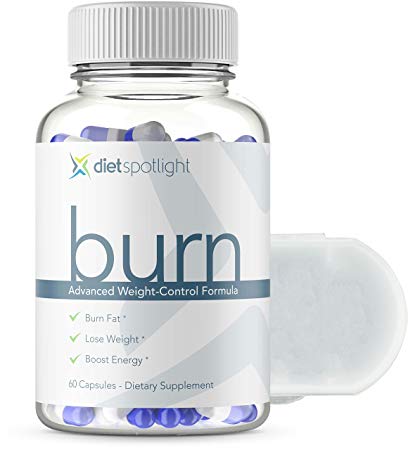 Burn HD Advanced Weight Loss Formula - Metabolism & Energy Booster, Appetite Suppressant, Safe & Effective Natural Thermogenic Supplement (1 Bottle and Daily Dose Case)