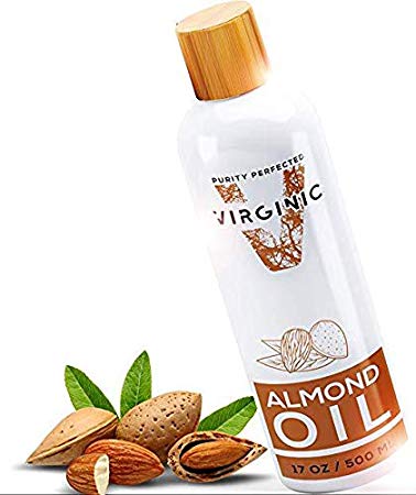 VIRGINIC Sweet Almond Essential Oil Rich in Vit. E