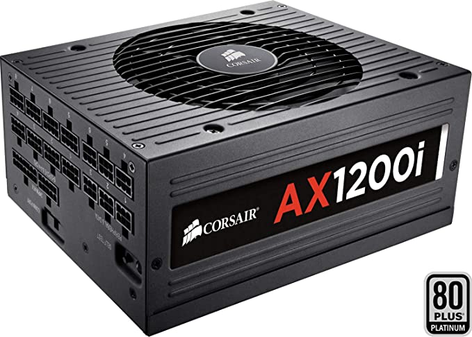 Corsair Professional Series AX 1200 Watt Digital ATX/EPS Modular 80 PLUS Platinum (AX1200i) by Corsair