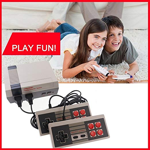 VANVENE Consoles Video Games, Built in 620 Video Games Consoles, (AV Out Cable), Children Gift, Birthday Gift