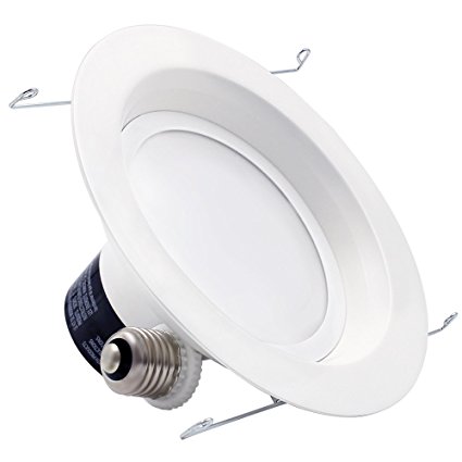TORCHSTAR 17W 6inch LED Retrofit Recessed Lighting Fixture, ENERGY STAR Certified 17W (120W Equivalent) LED Ceiling Light, UL-classified Dimmable LED Retrofit Downlight kit - 5000K Daylight