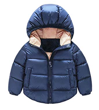 JINTING Toddler Baby Boys Girls Outerwear Hooded Coats Winter Jacket Kids Clothes