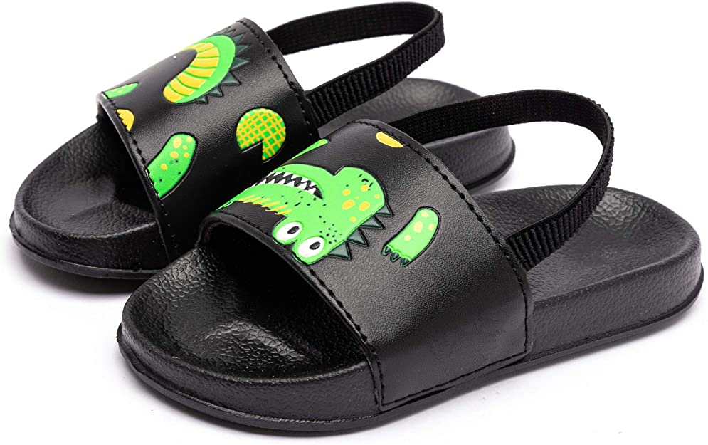 Toddler Boys Girls Outdoor Casual/Pool Slides Sandals | Water Shoes for Kids(Toddler/Little Kid)