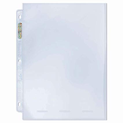 Ultra Pro 3-Hole 8x10 Photo Page for 8 by 10-Inch Prints (50 Pages)