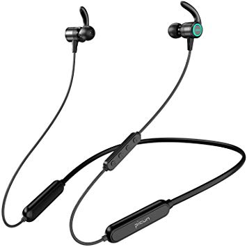 Picun Wireless Headphones 35H Playtime Neckband Bluetooth Headphones LED Light, HiFi Stereo IPX7 Waterproof Wireless Sport Earbuds w/Mic, EQ Bass, Siri, Bluetooth5.0 Magnetic Running Earphones Workout