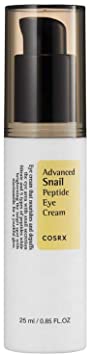 COSRX Advanced Snail Peptide Eye Cream 25ml, cruelty free, non-heavy, double funcitioning eye cream (whitening, wrinkle-improvement)