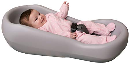 Soft Snoozer Baby Lounger, Grey